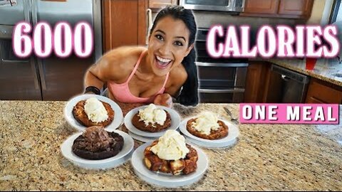 BJ's Restaurant Pizookie Challenge | GIRL VS FOOD | 6000 Calories in One Meal