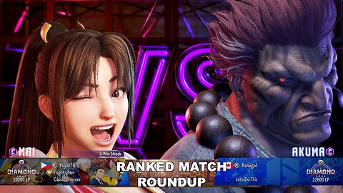 Kuya Kalbo SF6 Ranked Match Roundup. Mai Diamond [Hori Fight Stick]