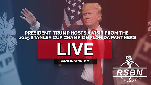 LIVE: President Trump to Host the 2025 Stanley Cup Champion Florida Panthers - 01/15/26