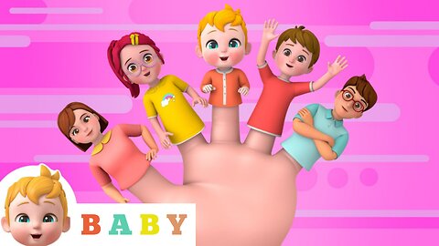 Finger Family Song | Nursery Rhymes & Kids Songs | Baby Toons Songs