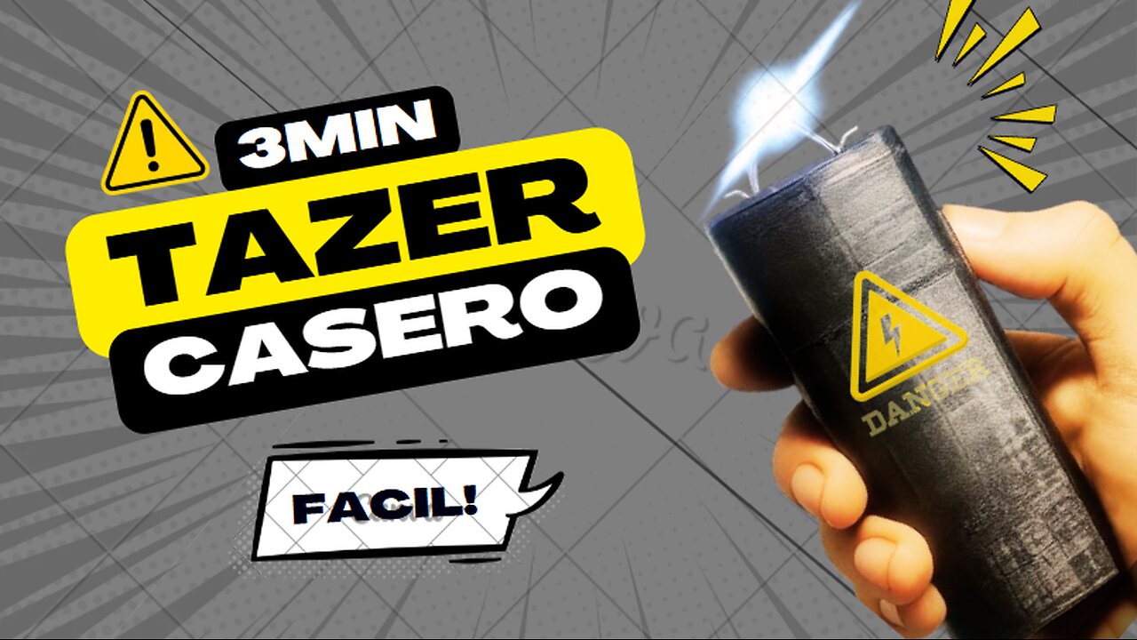 Como HACER un TAZER con basura! ¿funciona¿