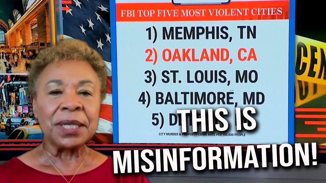 Oakland Mayor pulls made-up statistics out of her A** to prove city isn't a CRIME-INFESTED SH*THOLE