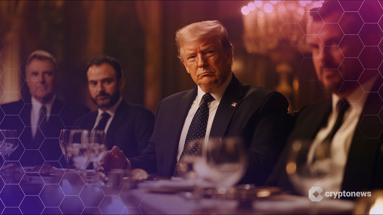 $TRUMP Holders Dinner Token Rockets 64% as Top Investors Chase Rare Trump Invite