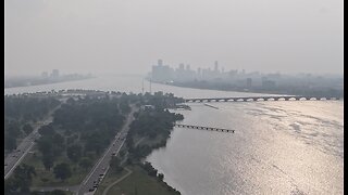 Detroit’s Air Among Most Polluted Worldwide as Canadian Wildfire Smoke Continues Drifting Through