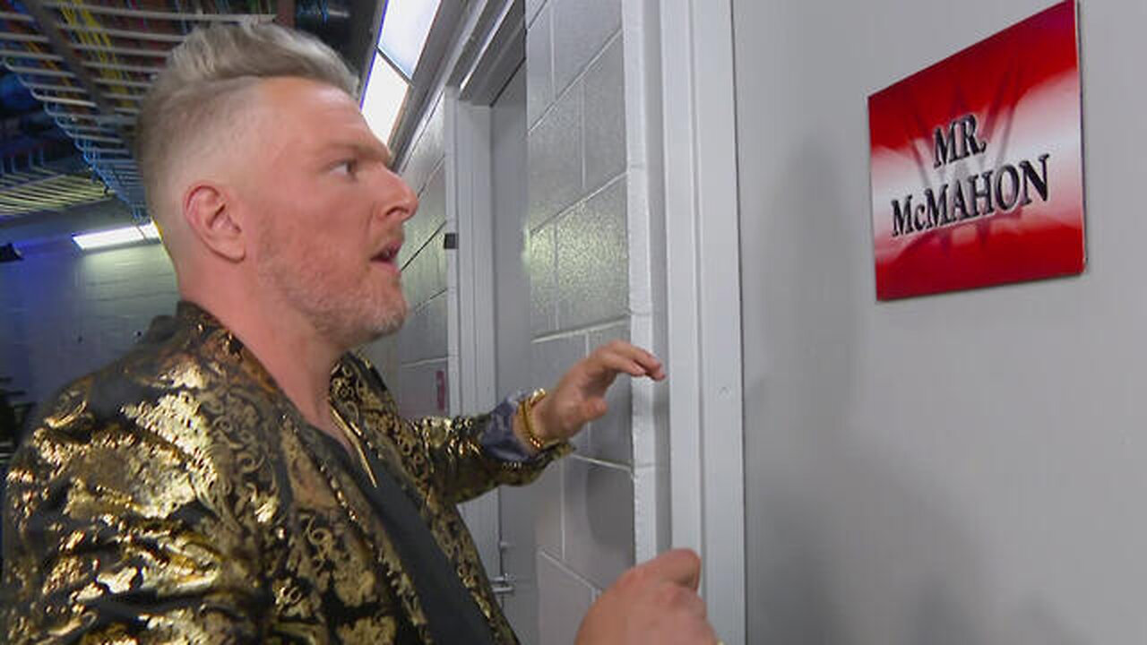 Pat McAfee chases Austin Theory into Mr. McMahon’s office: SmackDown, April 1, 2022 @wwefree