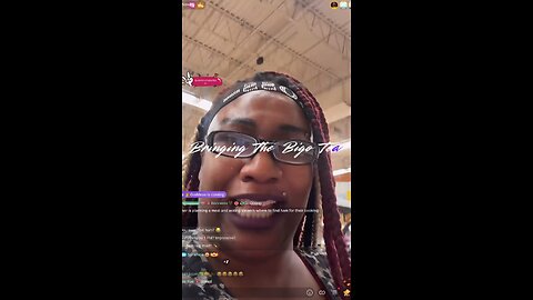 Ivy doing some late shopping for Thanksgiving.She thought it was going to be some problems there.