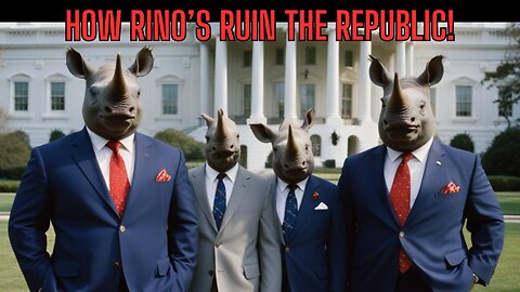 How RINOS RUIN THE REPUBLIC! The latest rot and ruin at the hands of RINOS!