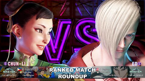 Kuya Kalbo SF6 Ranked Match Roundup. Chun Li Master Rank [Hori Fight Stick]