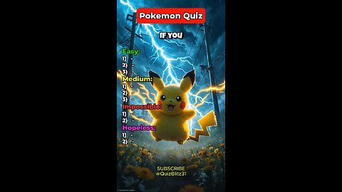 Can You Name These Pokémon Without Cheating?