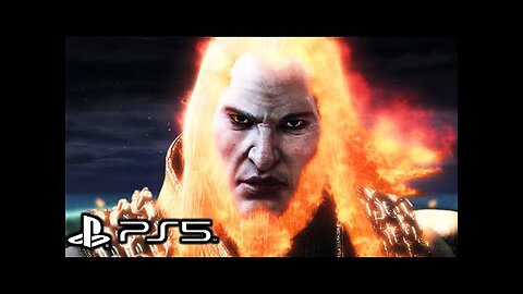 GOD OF WAR PS5 Kratos Vs. Ares Boss Fight (4K 60FPS)