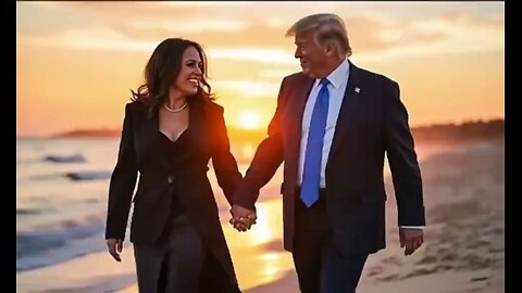 Trump and Kamala AI video