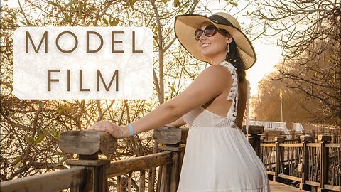 White Dress Beach Model Film 👗