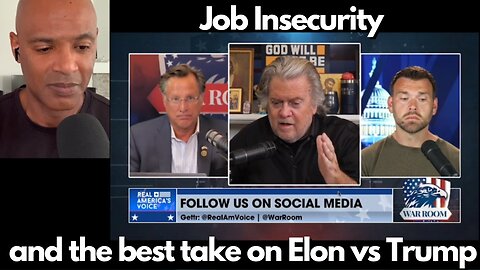 Job Insecurity, deescalations, and the best take on Elon vs Trump