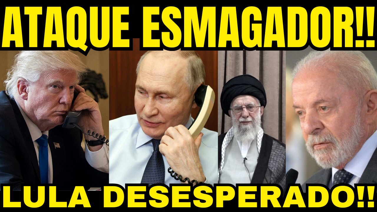 urgente!! ATAQUE ESMAGADOR!! TRUMP TOMA DECISÃO AS PRESSAS!! LULA ENVOLVIDO!!