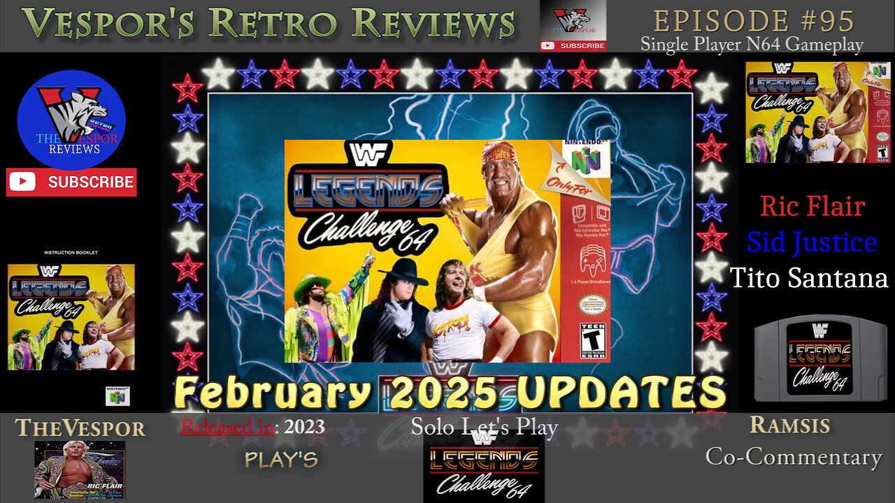WWF Legends Challenge 64 (N64) | February 2025 Update and Review | 🤼🎮