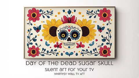 Beautiful Día de los Muertos Art | Sugar Skull & Floral Folk Art Inspiration