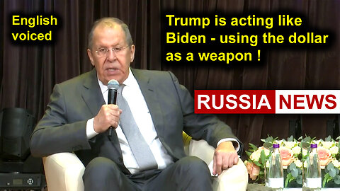 Trump is acting like Biden - using the dollar as a weapon! 