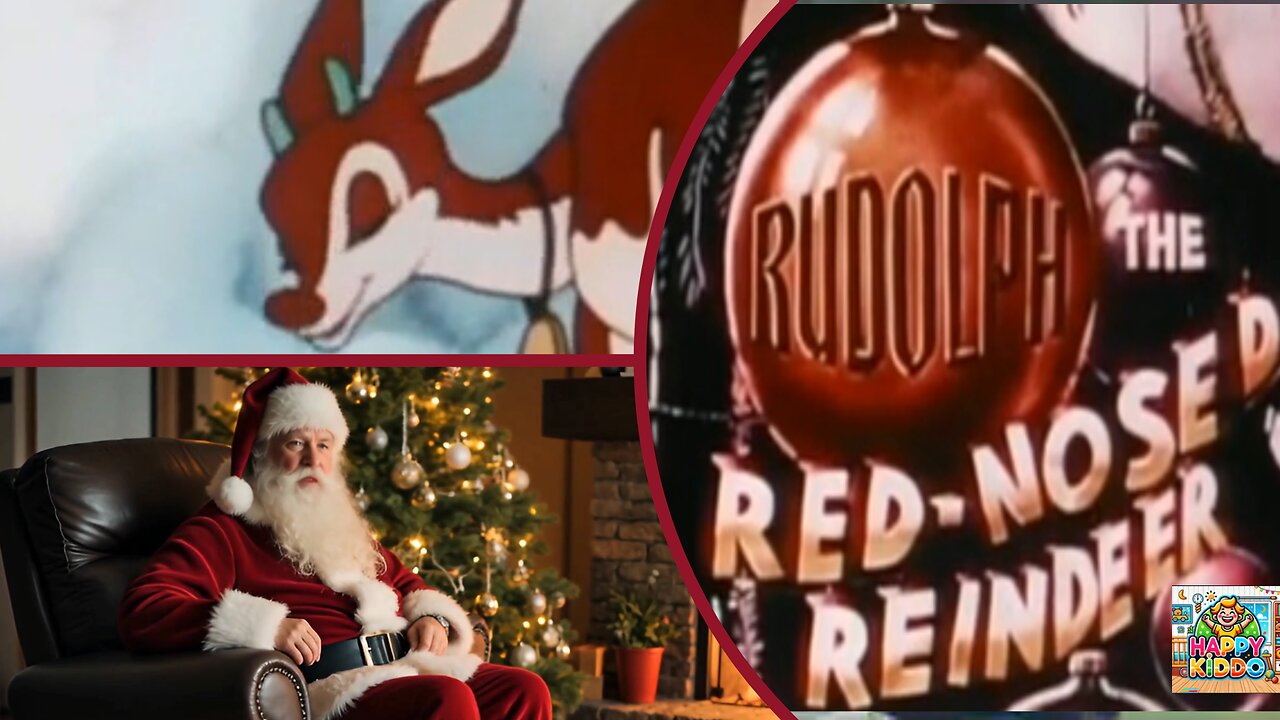 The Original Rudolph The Red-Nosed Reindeer Cartoon Portrait Format