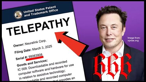 ELON MUSK TRADEMARKS "TELEPATHY & TELEKINESIS" FOR NAMES OF FUTURE NEURALINK PRODUCTS!