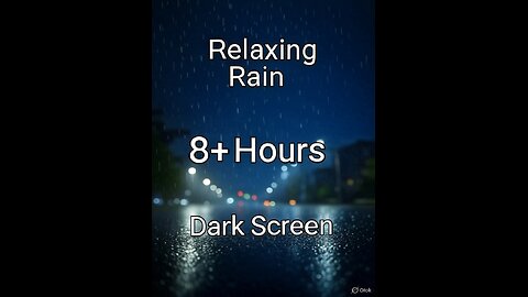 🌧 💤"Light Rain Therapy 8+ Hours of Natural Rain Sounds Relaxation & Stress Relief Study" 🌧 💤"