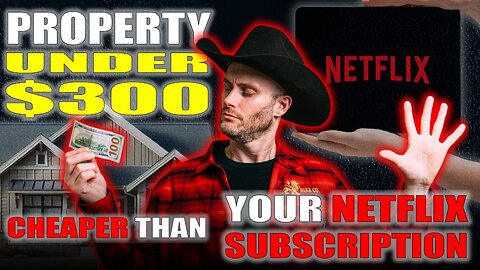 Buy Property Under $300? Cheaper Than Your Netflix Subscription!