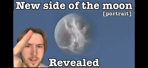 New side of the moon Revealed [portrait]