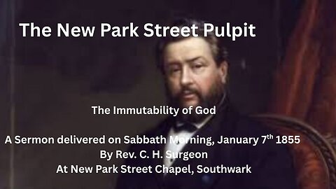 The Immutability of God