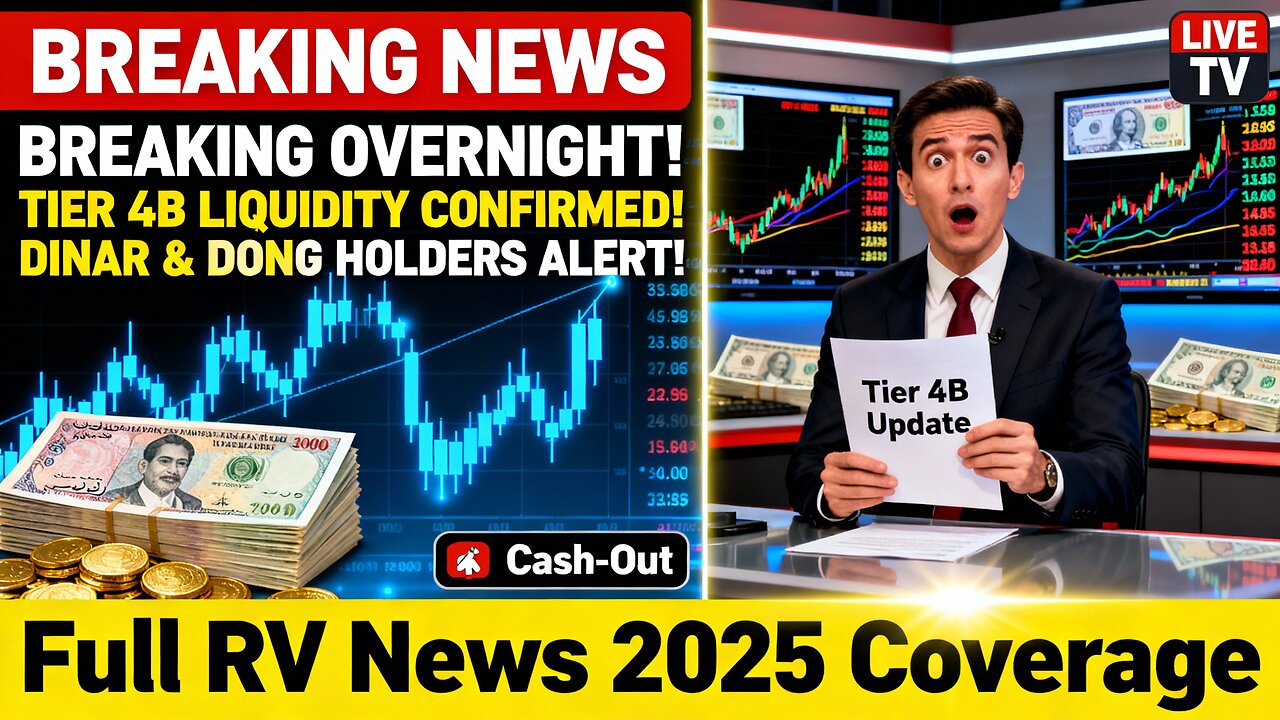 Breaking Overnight — Tier 4B Liquidity Confirmed for Dinar & Dong Holders! 🏦💰 💥 Iraqi Dinar Rv News