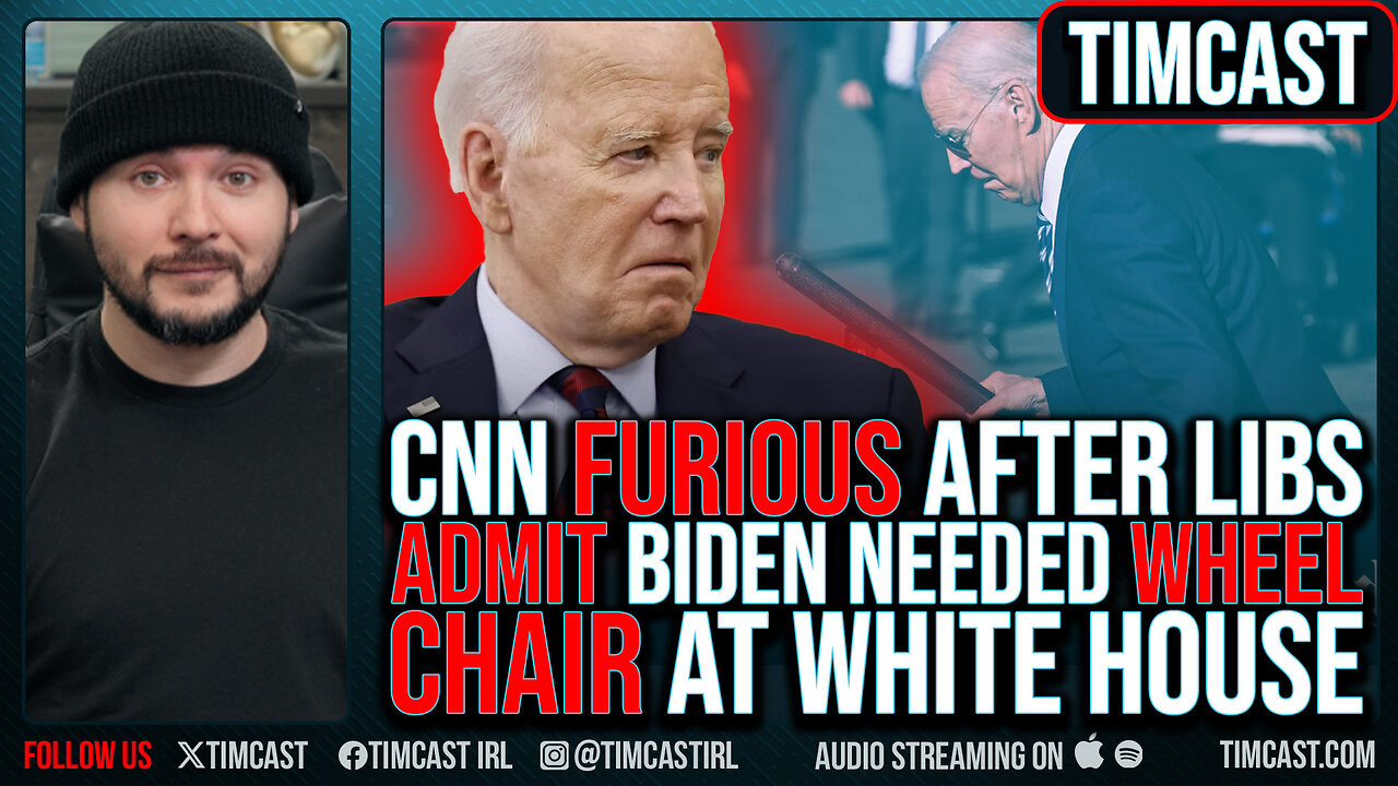 CNN FURIOUS After Democrats ADMIT Biden Needed WHEEL CHAIR At White House
