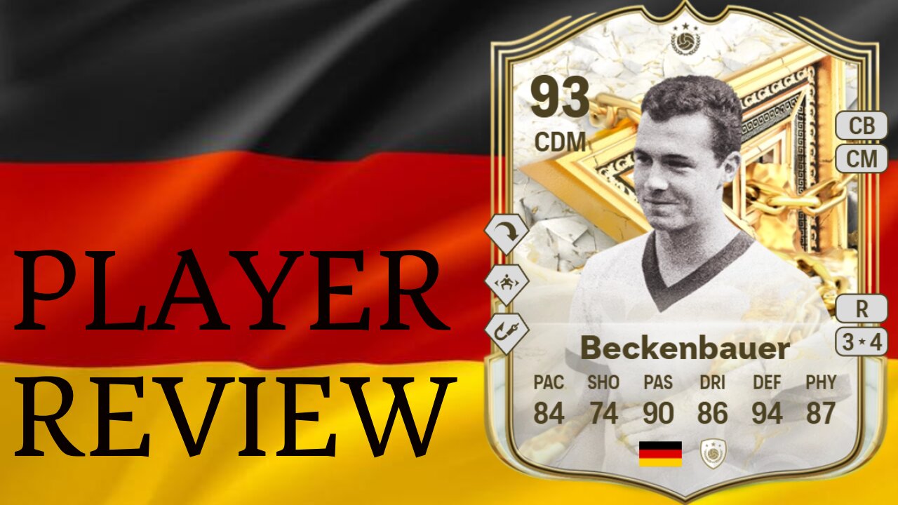 93 IMMORTALS ICON BECKENBAUER SBC PLAYER REVIEW! FC 25 ULTIMATE TEAM