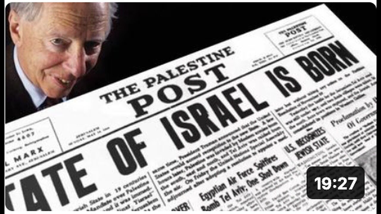 "Israel's Creation: The Role of the Rothschild Family"