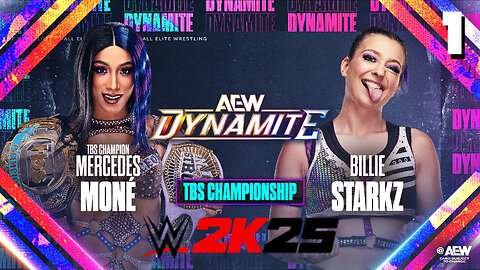 WWE 2K25 AEW Dynamite March 19 2025 - Match 1: The CEO does it again!