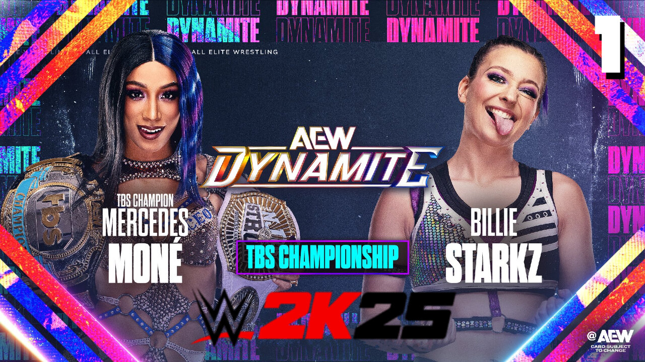 WWE 2K25 AEW Dynamite March 19 2025 - Match 1: The CEO does it again!