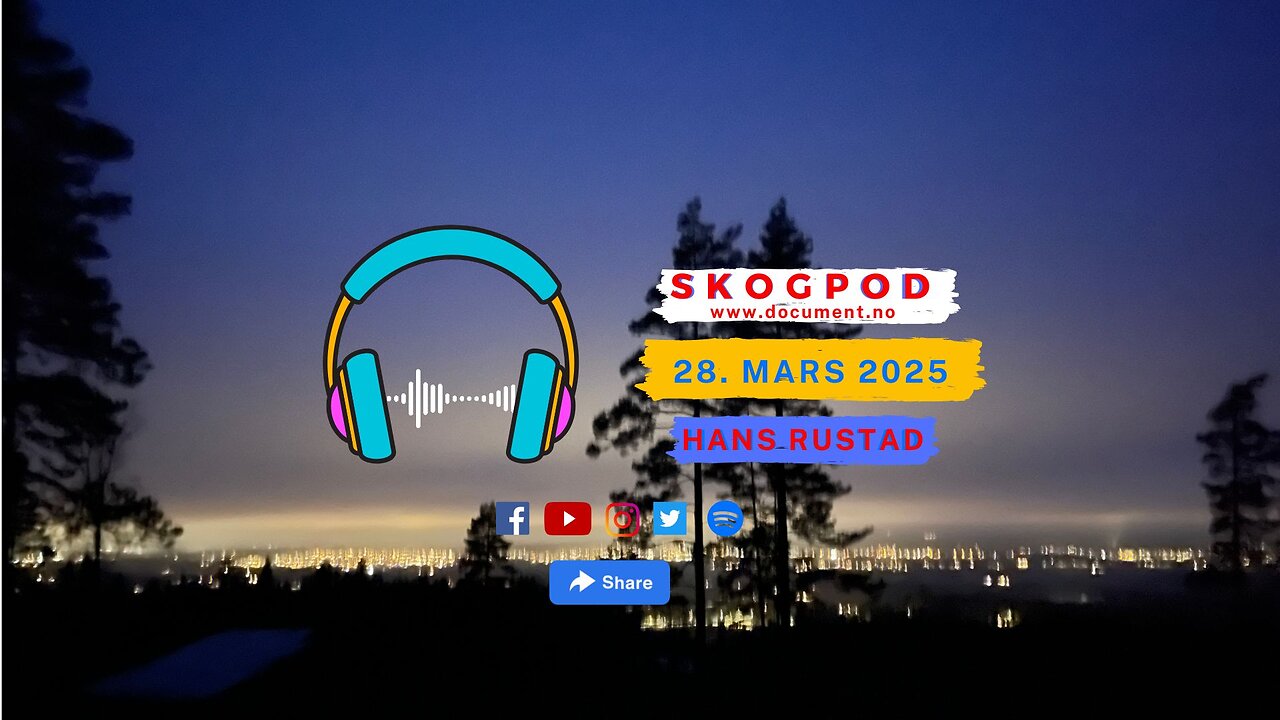 Skogpod med Hans Rustad 28. mars 2025