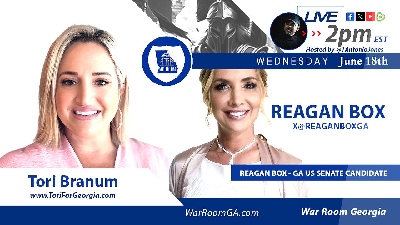 WAR ROOM GA - LIVE with Tori Branum and Regan Box