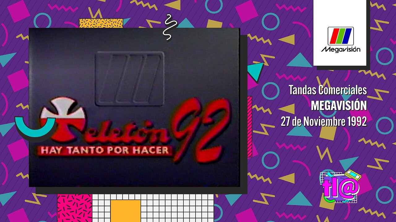 Tandas Comerciales Megavisión (27 de Noviembre 1992)