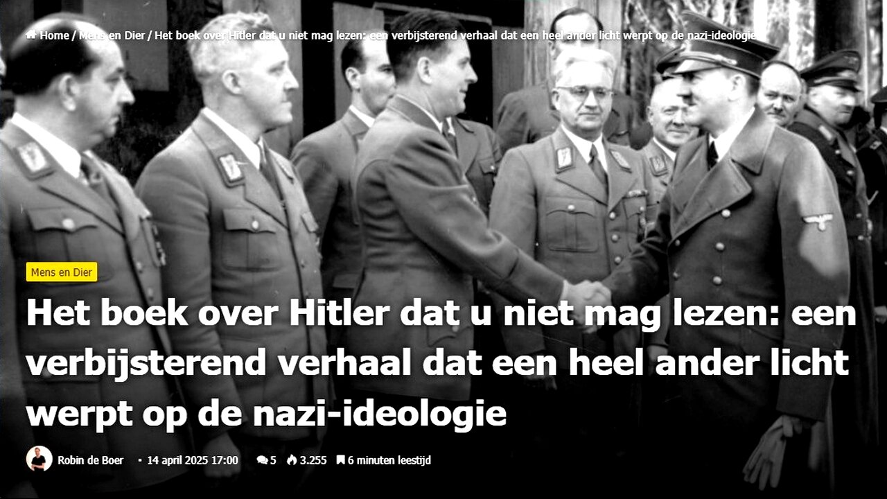 Het boek over Hitler dat u niet mag lezen:
