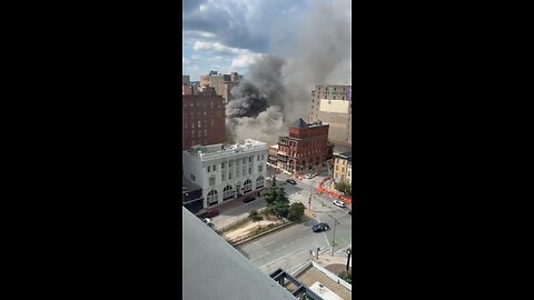 Massive, multi-alarm fire reported in Downtown Baltimore