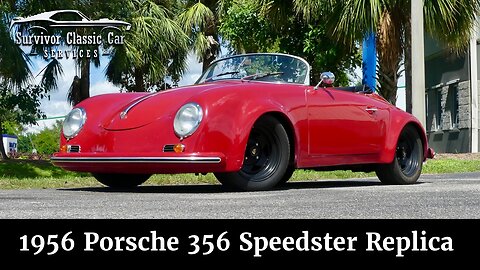 Sweet Widebody 1956 Porsche 356 Speedster replica with 1915CC engine and 4 spd!! For sale!