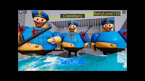 WATER NIGHTMARE MODE! BARRY'S PRISON RUN! A lot of Nightmare Barry (#Obby) #Roblox
