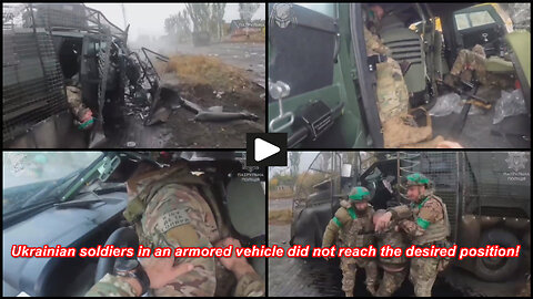 Kostiantynivka: Russian FPV drones demolish a Ukrainian armored vehicle