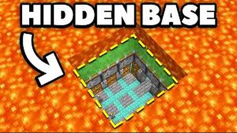 I Built The Most Secure Base Under The Nether in Minecraft
