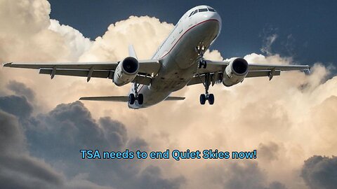 We know what was done to Tulsi Gabbard, so Quiet Skies needs to end with a 1 page bill