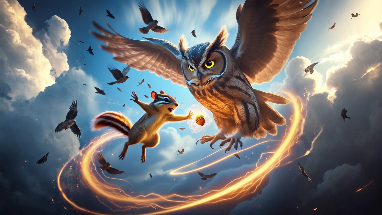 Clash of Titans: Chipmunk vs. The Wise Owl! – A Battle of Wits