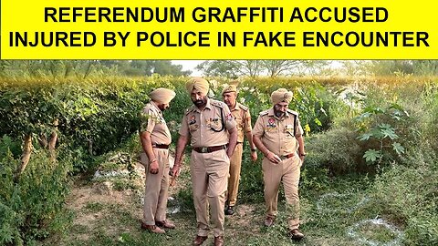 LIVE : 11-08-25 | REFERENDUM GRAFFITI ACCUSED INJURED BY POLICE IN FAKE ENCOUNTER