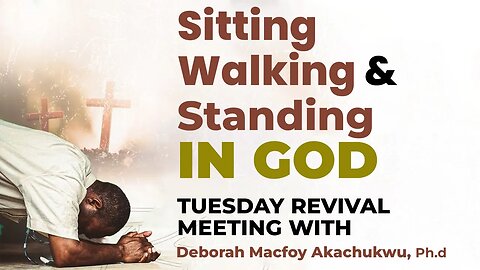 Sitting, walking & Standing in God