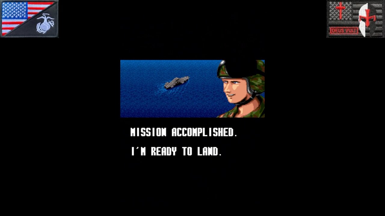 The Ending Sequence: "Aero Fighters" {#9A} [All Modes] (Arcade) [NA Version]