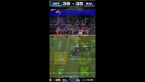 BAL 41 vs DET 39 #AllMadden #Madden25 #NFLmadden #madden