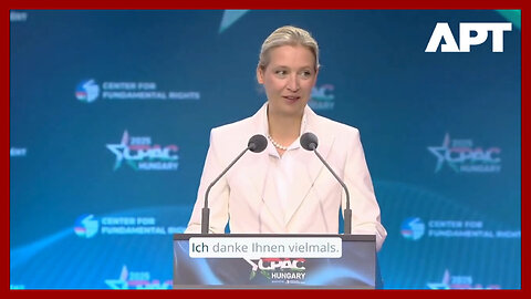 🇩🇪 Germany AfD Member Alice Weidel’s May 30/2025 CPAC Speech 🗨 Exposing Corrupt Globalist Politicians