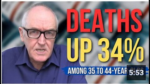 "Startling Life Insurance Data Shows Increased Death Rate Among Young People, Non-COVID Related"